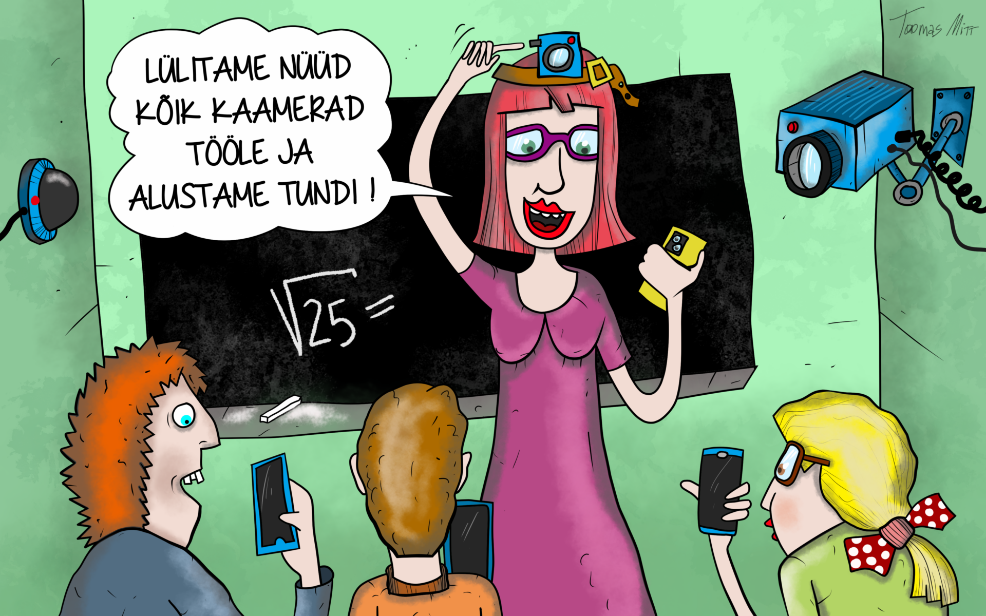 Õpetaja filmimisest klassis