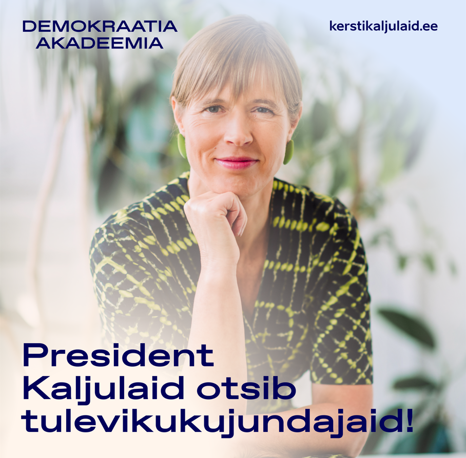 President Kersti Kaljulaid kutsub õpilasi esimesse Demokraatia Akadeemiasse