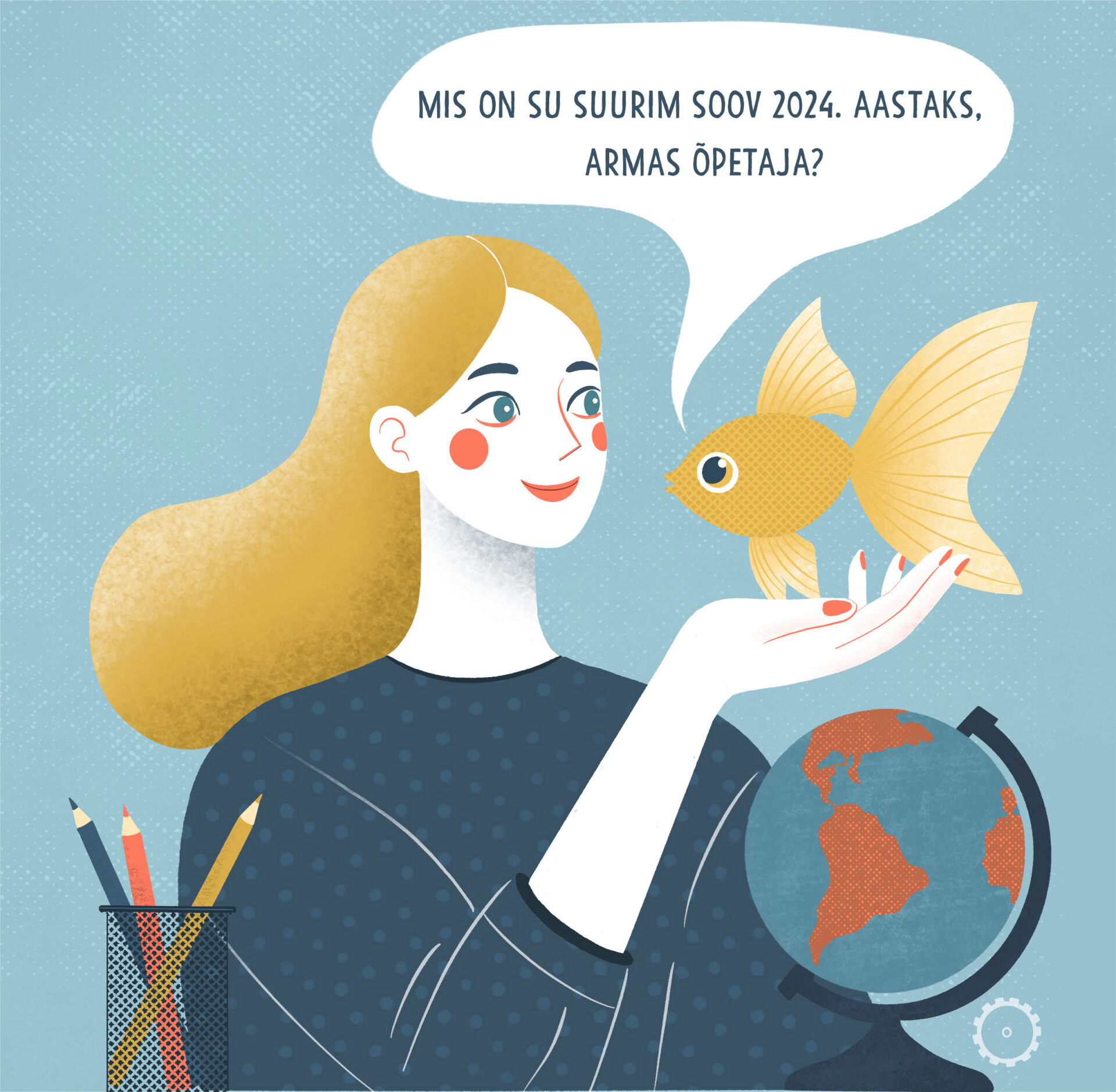 Mida õpetaja sooviks kuldkalalt uueks aastaks?