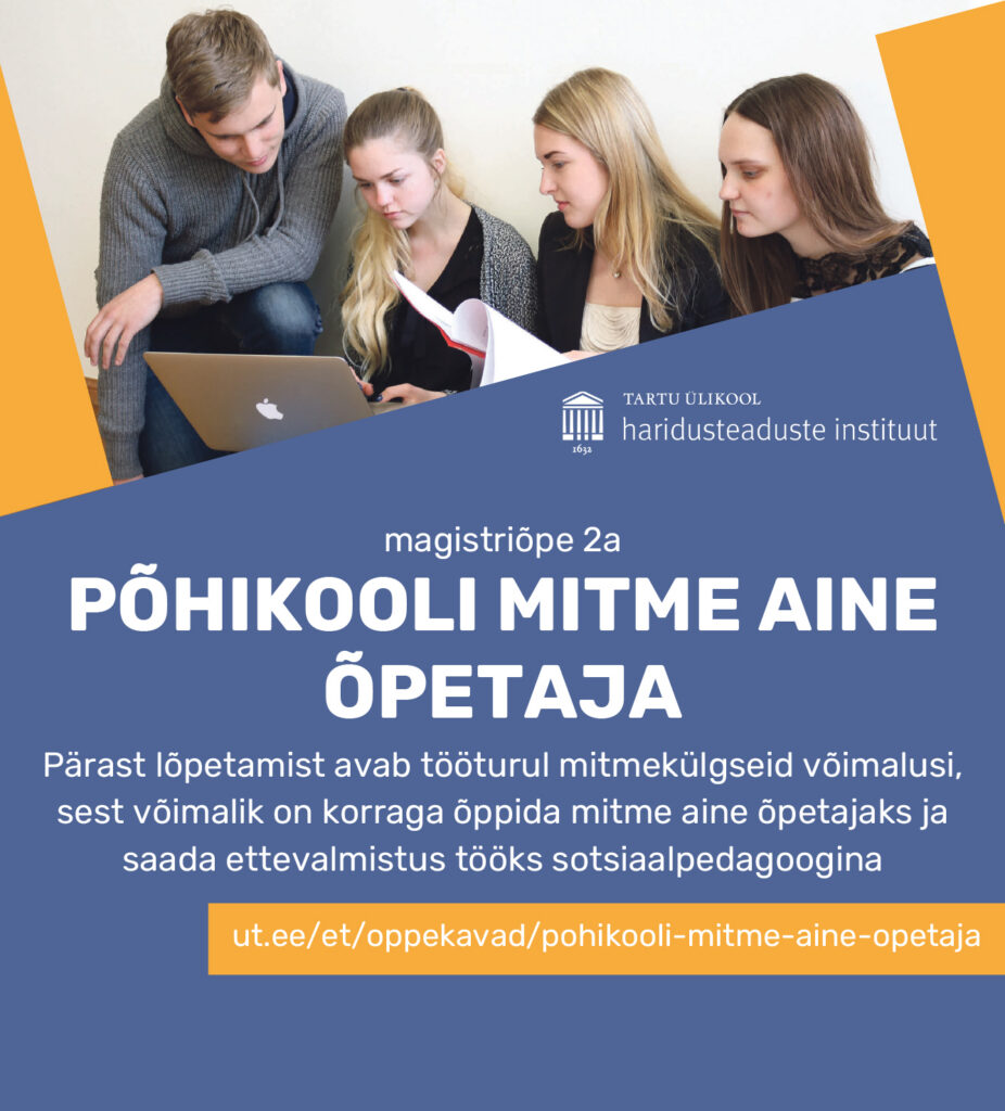 Tuleviku õpetaja on mitmekülgne