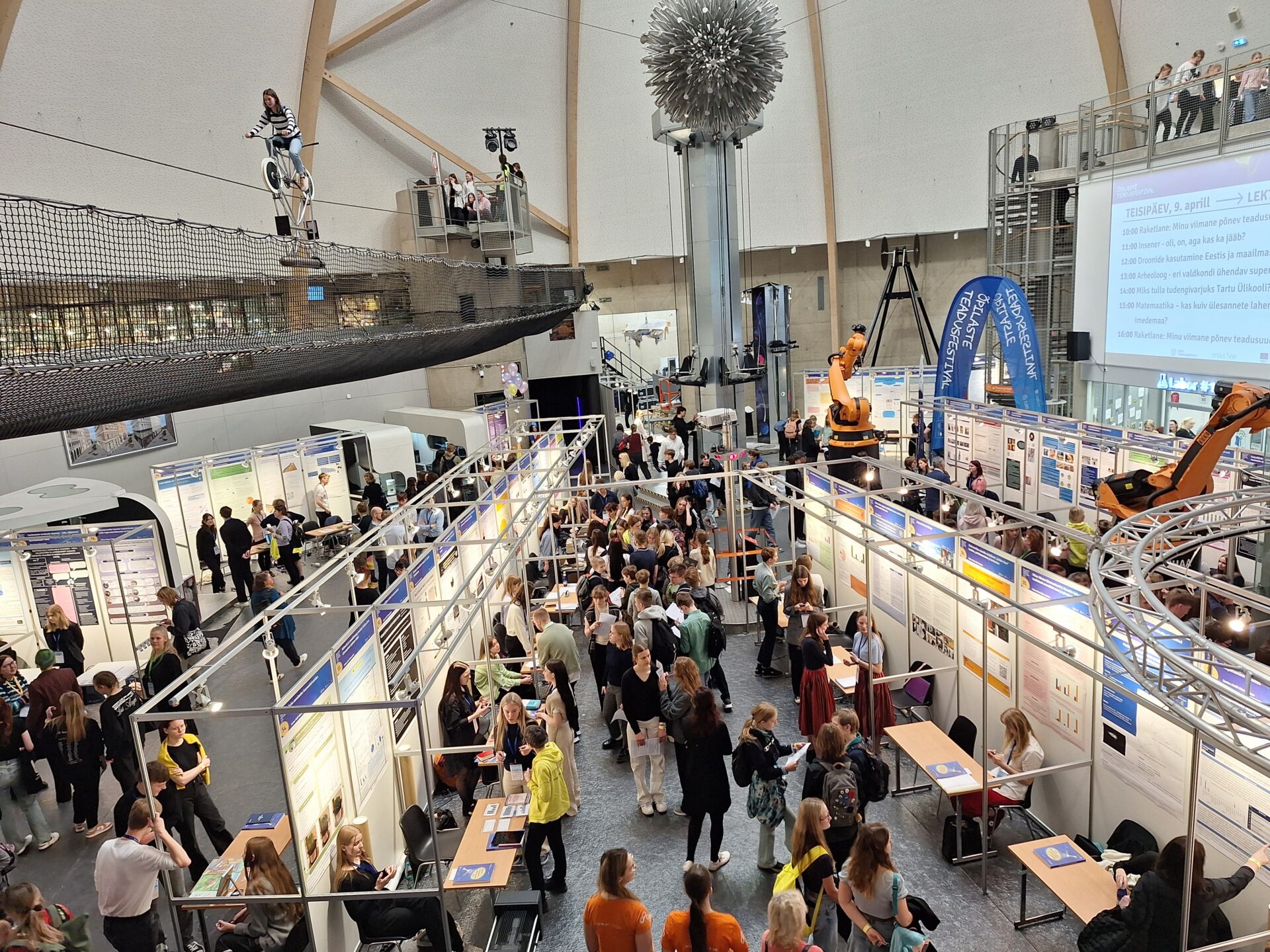 Õpilasteadlased näitasid kõrget klassi