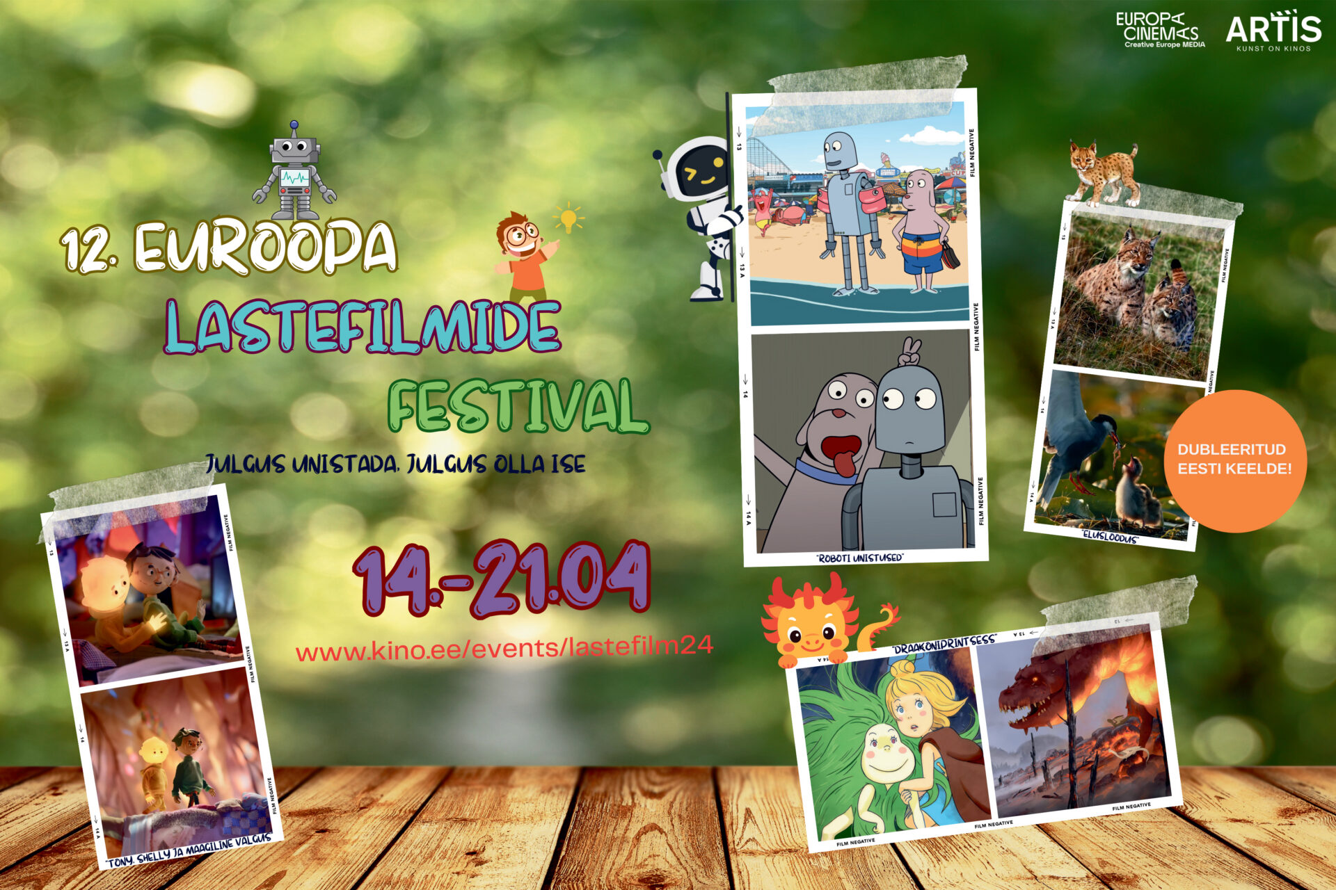 Artise kinos alustab juba kaheteistkümnes Euroopa lastefilmide festival