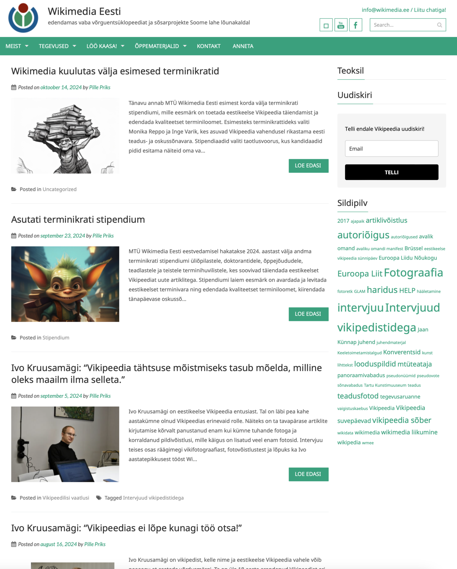 Viie klikiga infopädevaks. Vikipeedia võimalustest koolides