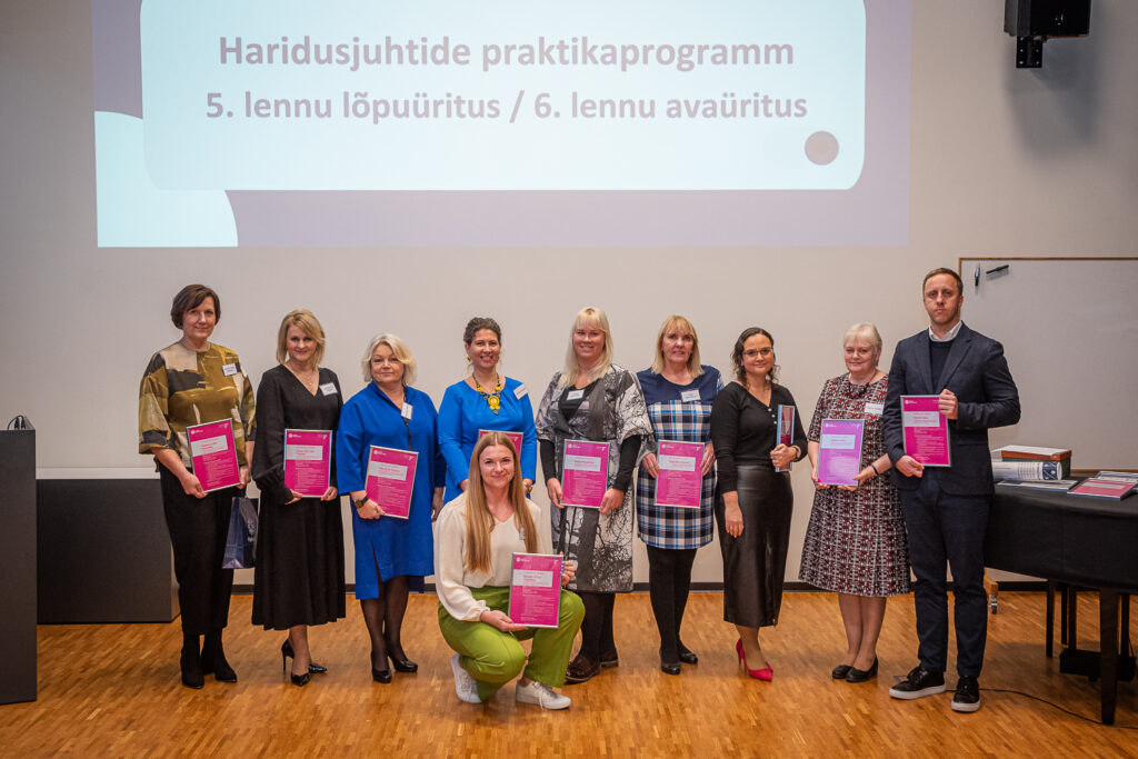 Haridusjuhtide praktikaprogrammi viienda lennu lõpetas 11 koolijuhti