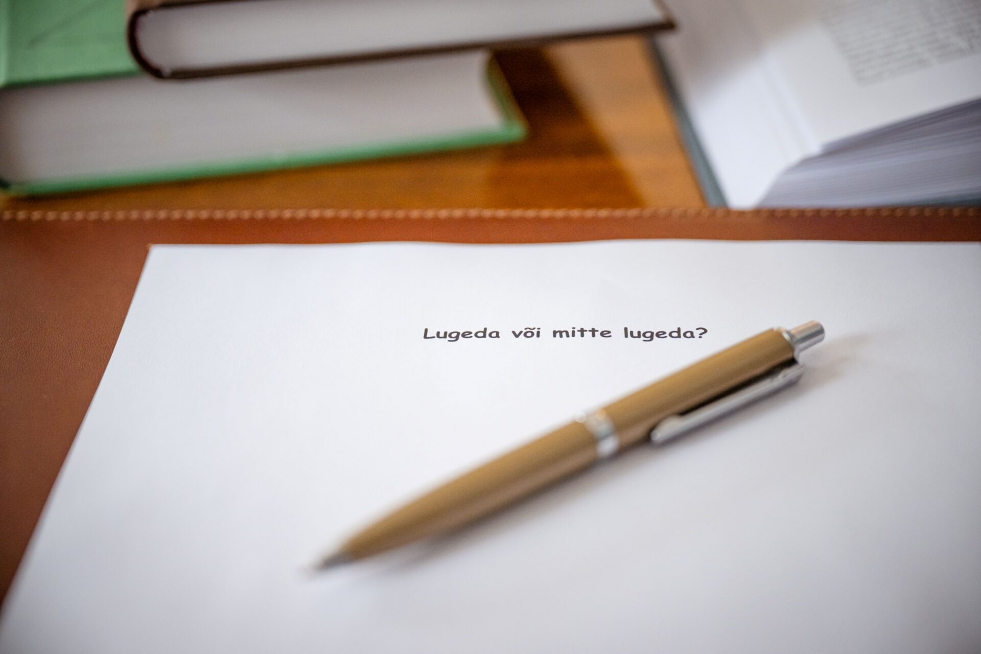 Riigipea kutsub kooliõpilasi kirjutama teemal „Lugeda või mitte lugeda?“