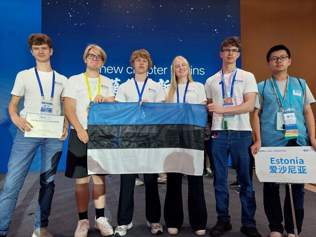 Laagri Kooli õpilane pälvis rahvusvahelisel tehisaru olümpiaadil pronksmedali