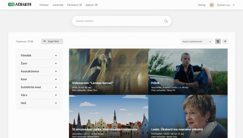 Kui pilt räägib rohkem kui sõnad: film õppimise võimendajana